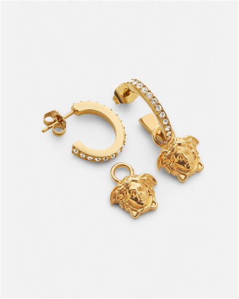 pendientes versace de oro|Versace pendientes mujer .